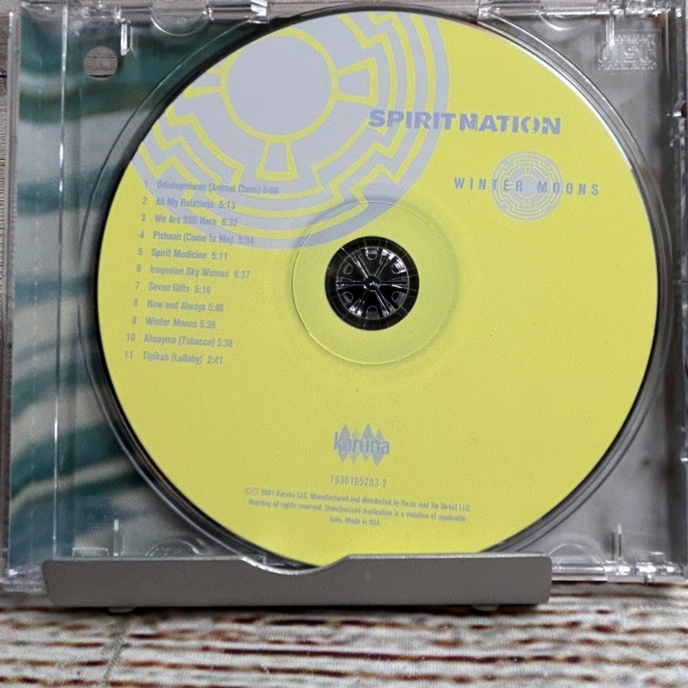 SpiritNation Winter Moons CD 2001 Native American Ambient World Music